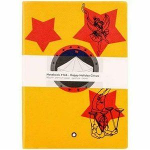 Montblanc Notebook #146 Happy Holiday Circus Blank Gold Cut Notebook
